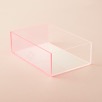   OJAGASTAR　Stacking acrylic boxNEPK(ネオンピンク)